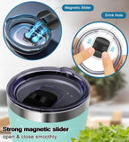 3 Inch Tumbler Lid Replacement Compatible with Swig 12oz / 14oz Wine Tumbler & Other Tumbler with Approx. 3 Inch / 75-76 mm Cup Opening - Spill Proof Clear Lid for Stemless Wine Cup