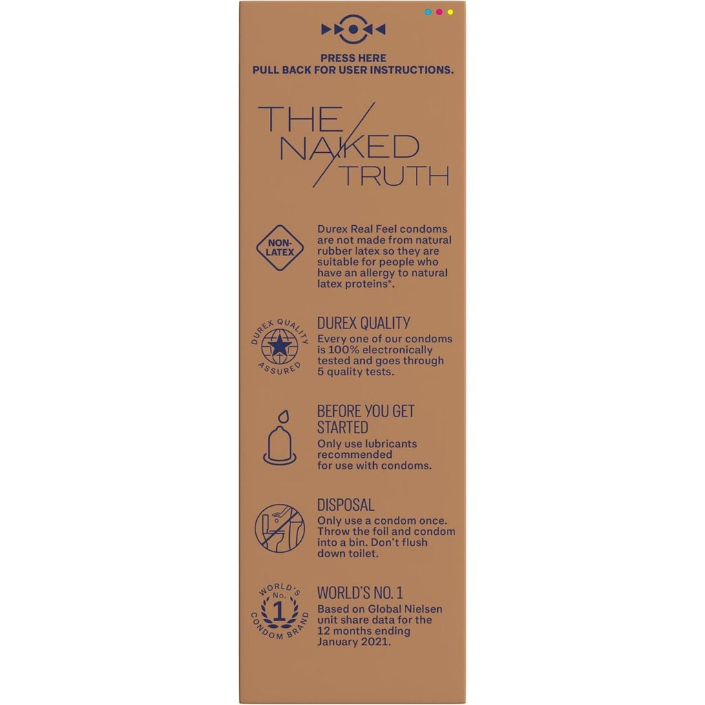 Buy now Avanti Bare Real Feel Lubricated Condoms, Regular Fit, 24 Count, Non Latex Condoms for Men with Natural Skin on Skin Feeling (Packaging May Vary) at indiglob india