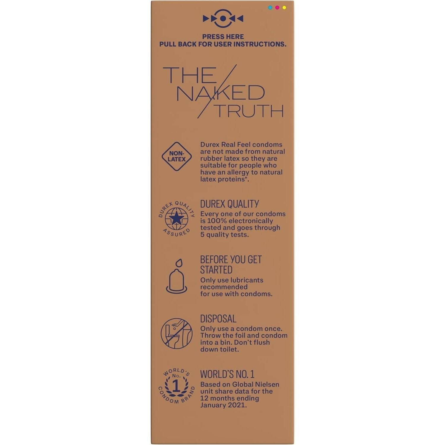 Buy now Avanti Bare Real Feel Lubricated Condoms, Regular Fit, 24 Count, Non Latex Condoms for Men with Natural Skin on Skin Feeling (Packaging May Vary) at indiglob india