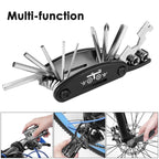 WOTOW 16-in-1 Bike Repair Tool Kit with Tire Levers and Hex Wrenches
