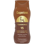 Coppertone Tanning Sunscreen Lotion SPF 8, 8 FL OZ | Sun Tanning Lotion Broad Spectrum SPF 8 with Vitamin E, Water Resistant, PABA, Oxybenzone, Octinoxate and Dye Free