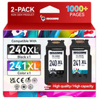 240XL 241XL Ink Cartridges Compatible for Canon 240XL 241XL Combo Pack
