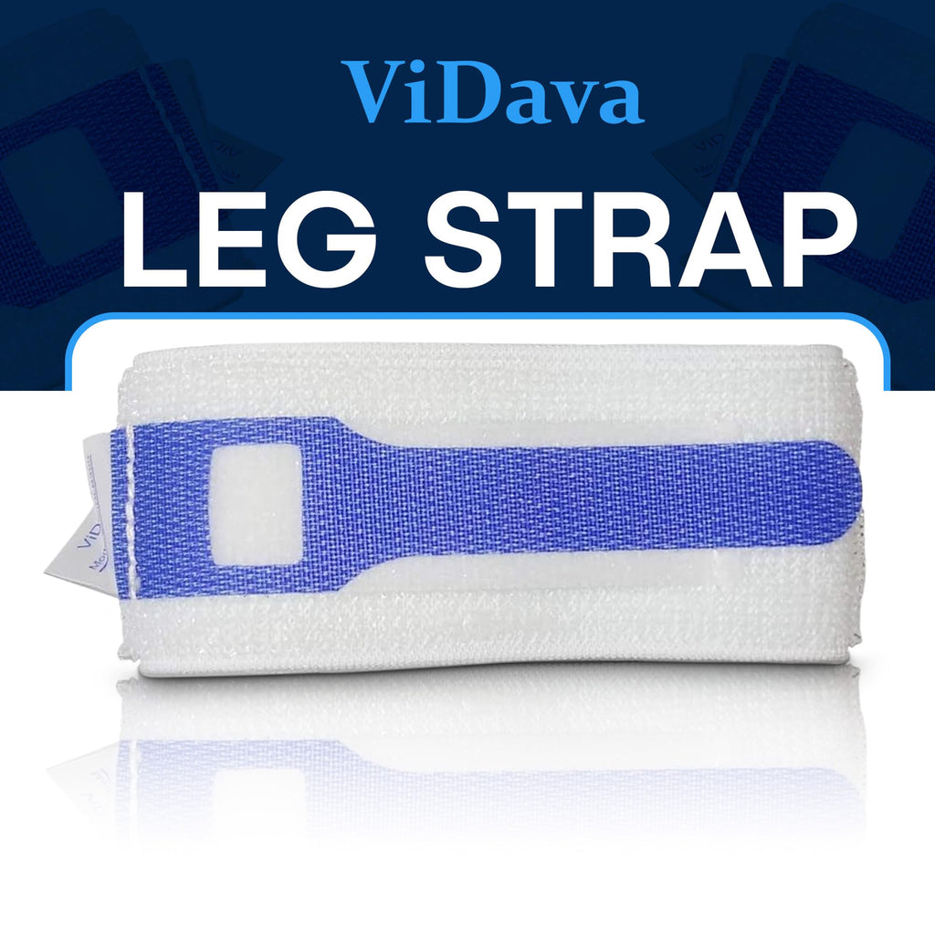 (3-Pack) Foley Catheter Leg Strap for Men and Women – 23" x 2" Adjustable Urinary Drainage Tube Holder with Anti-Slip Silicone Grip – Washable, Reusable Medical Securement Stabilizer”