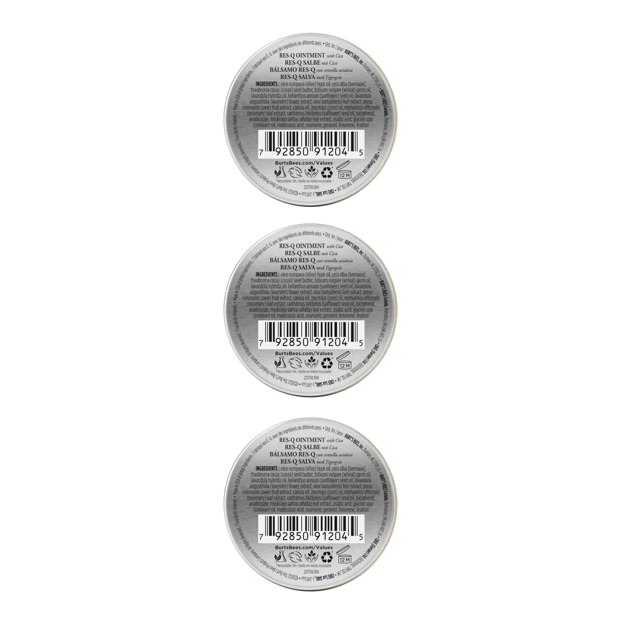 Buy now Burt's Bees 100% Natural Multipurpose Res-Q Ointment, 0.6 Oz - Pack of 3 (Package May Vary) at indiglob india