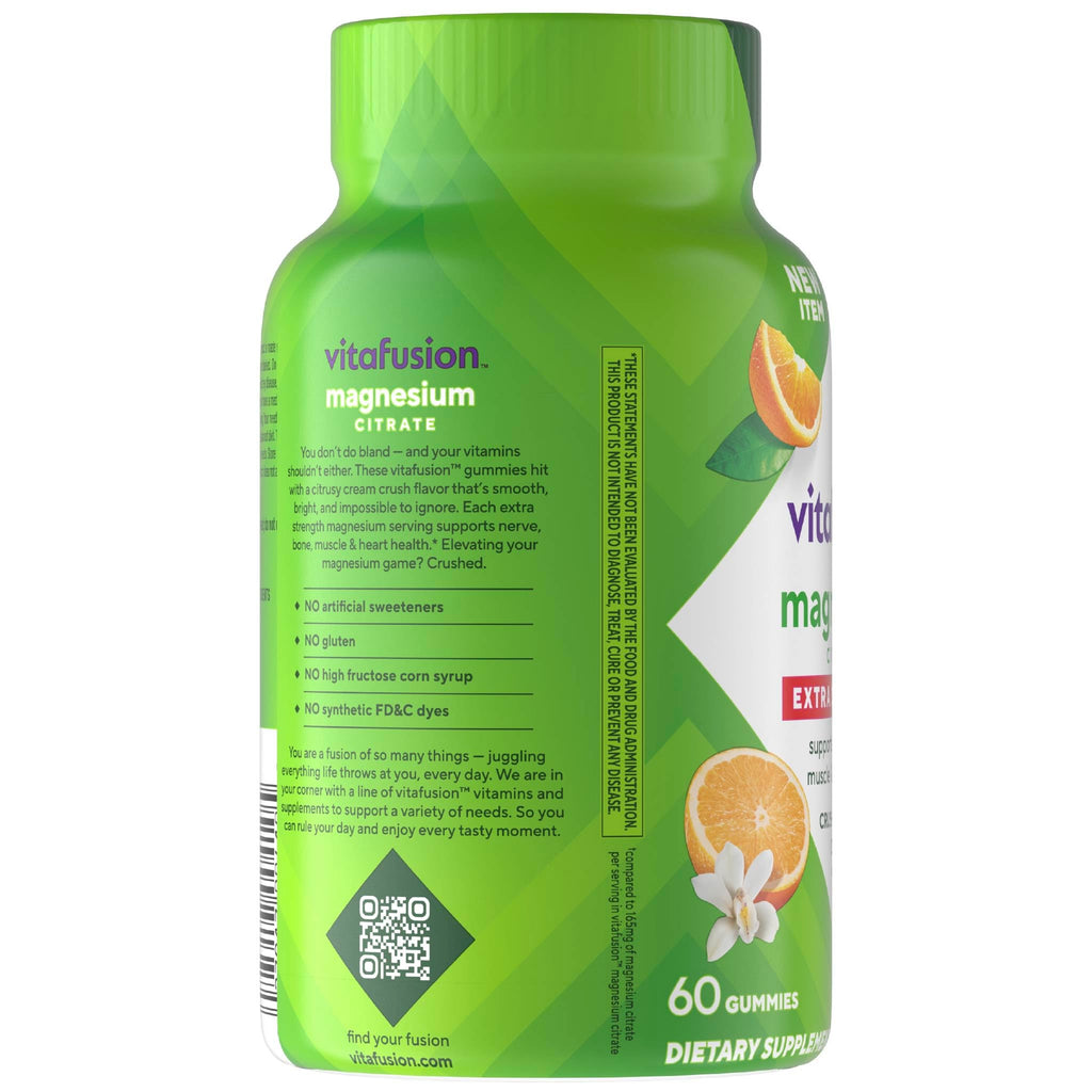Vitafusion Magnesium Citrate Gummies | Extra Strength 300 mg Per 2 Gummies