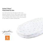 Buy now Stokke Sleepi Fitted Sheet by Pehr V2, Elephant - Not Compatible with Sleepi Bed Mattress Made After August 2022-100% Cotton at indiglob india