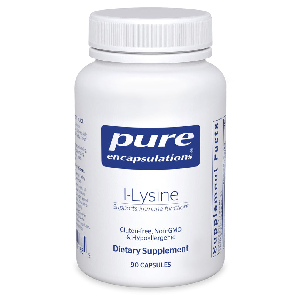 Pure Encapsulations L-Lysine, 90 Capsules | Essential Amino Acid Supplement for Immune Support, Gum Health, and Lip Health*