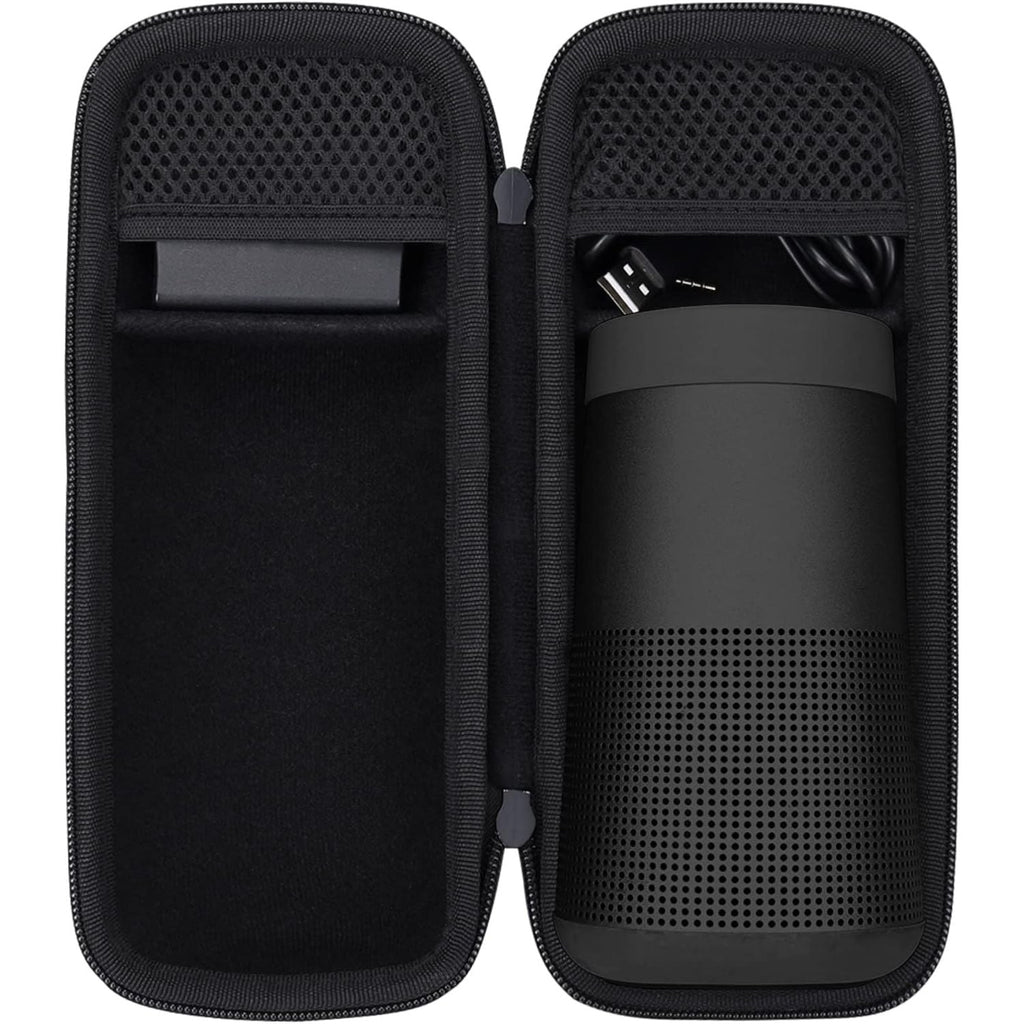 Buy now co2CREA Hard Case Replacement for Bose SoundLink Revolve Series II Portable Bluetooth Speaker, Black Case for Revolve II All Black Case at indiglob india