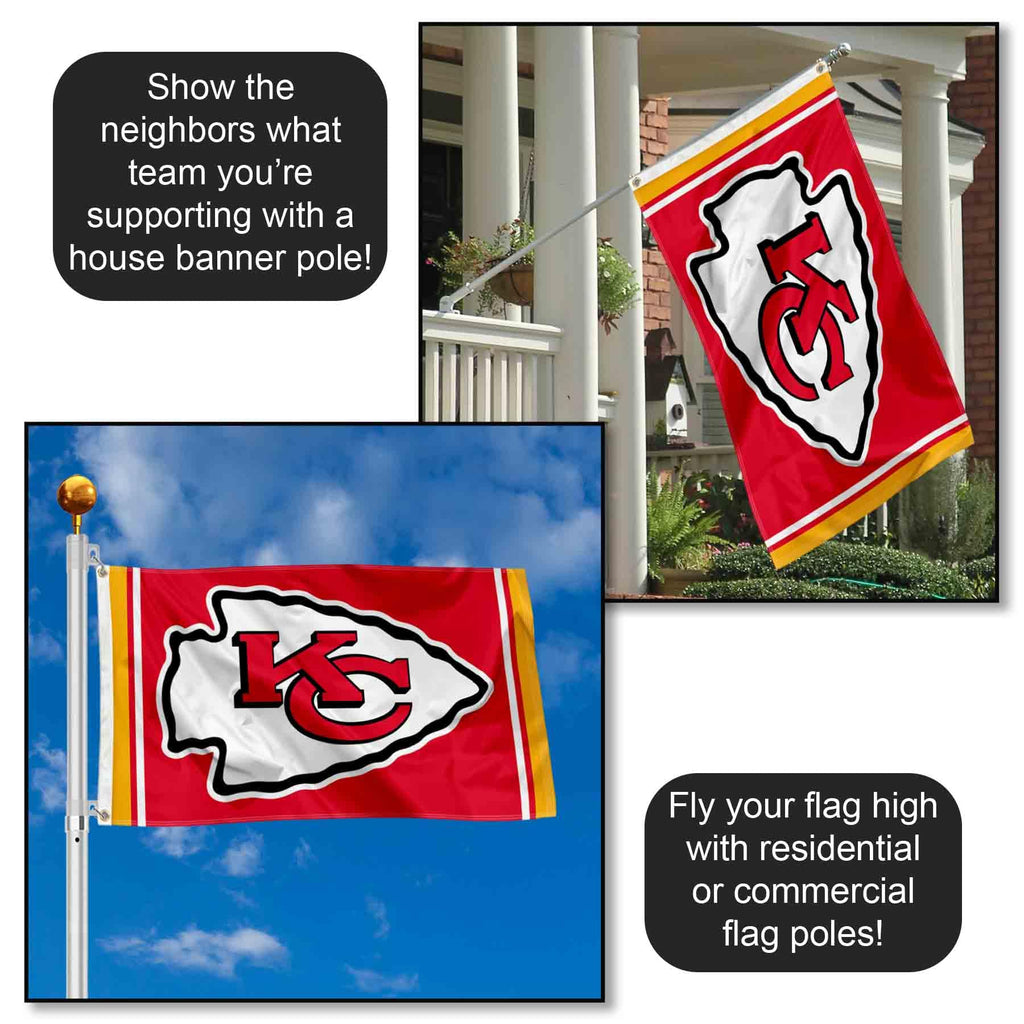 Kansas City Chiefs KC Large 3x5 Flag
