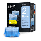 Buy now Braun Clean & Renew Refill Cartridges CCR, Replacement Shaver Cleaner Liquid Solution for Clean&Charge System, Pack of 4 at indiglob india