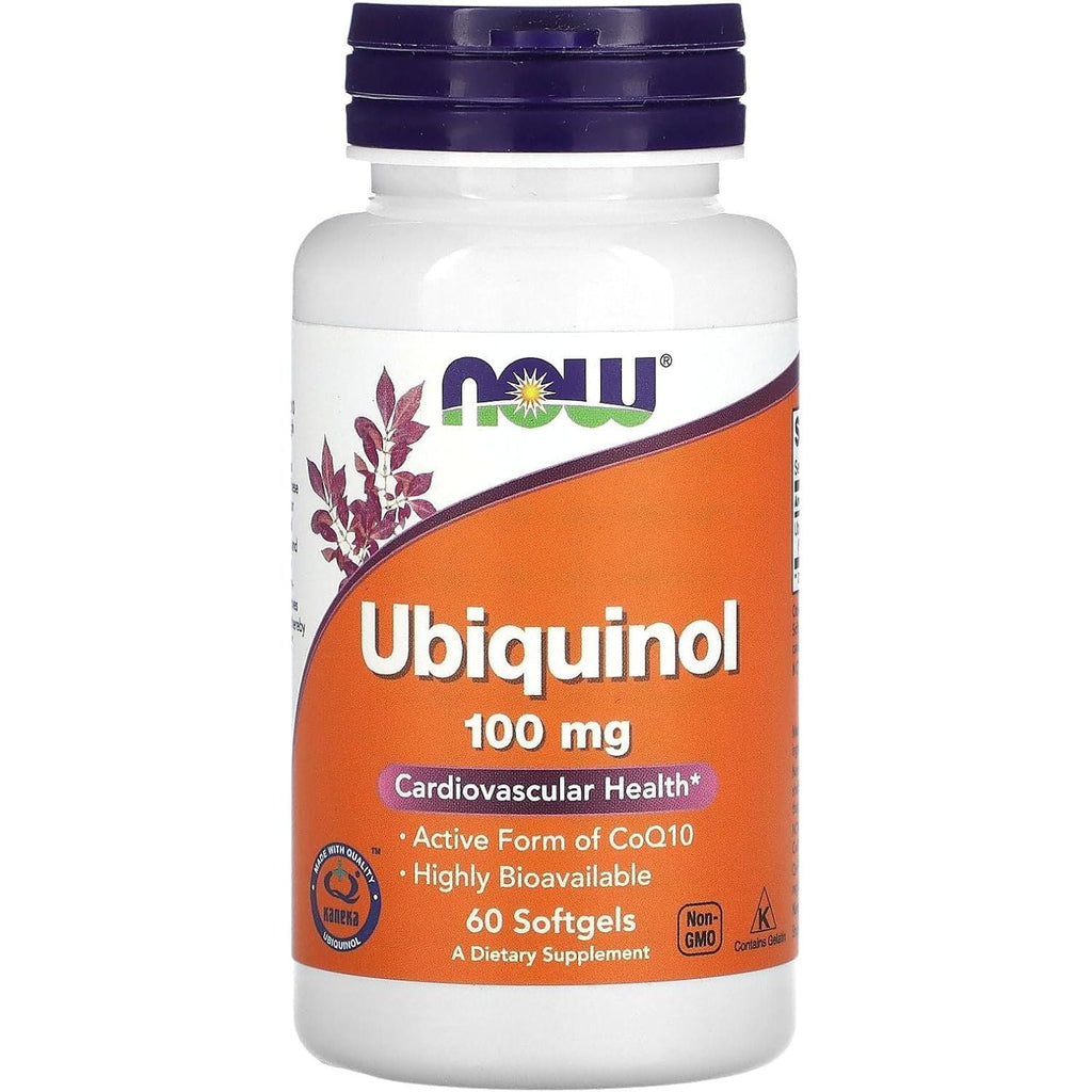 Buy now NOW Foods Supplements, Ubiquinol 100 mg, High Bioavailability (the Active Form of CoQ10), 60 Softgels 60 Count (Pack of 1) at indiglob india