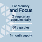 Life Extension Citicoline (CDP-Choline), 60 Capsules | Brain Supplement for Memory, Focus, Attention & Brain Energy, Gluten-Free, Non-GMO & Vegetarian