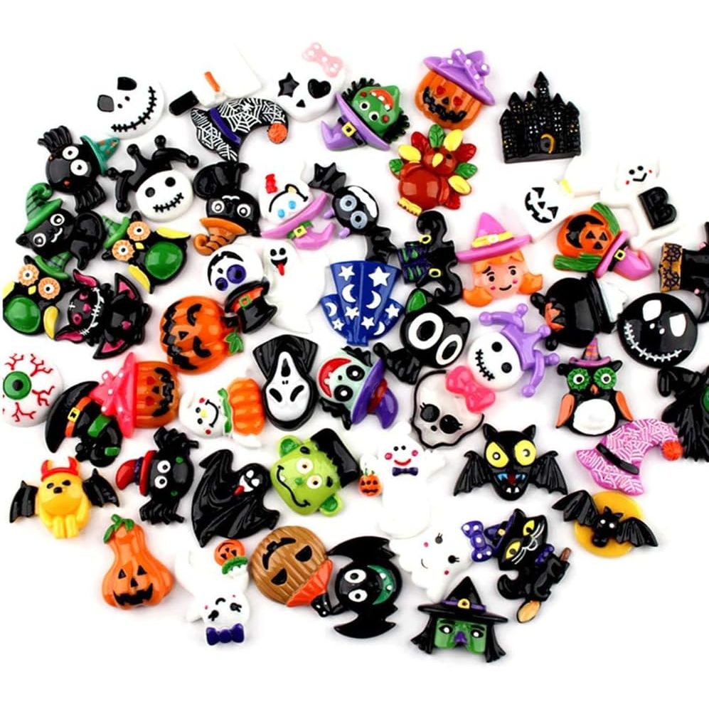 Buy now 50 Pcs Slime Charms Easter Set DIY Craft Mixed Making Resin Jewery Making Kit, Resin Flatback Slime Beads Making Supplies for DIY Scrapbooking Crafts (Pink) Halloween at indiglob india