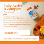 Doctor's Best Fully Active Vitamin B Complex Supplement for Men & Women - Super Complex with Methylated B12 & Folate, B6, Biotin, Pantothenic Acid, & More, Energy Support Caps - 30 Veggie Capsules