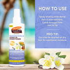 Palmer's Tahitian Vanilla Leave-In Conditioner with Cocoa Butter (8.5 Oz) | Indulgent, Hydrating Hair Detangler Spray, Acacia Honey & Vitamin E, Heat Protectant, Frizz Control & Long-Lasting Moisture
