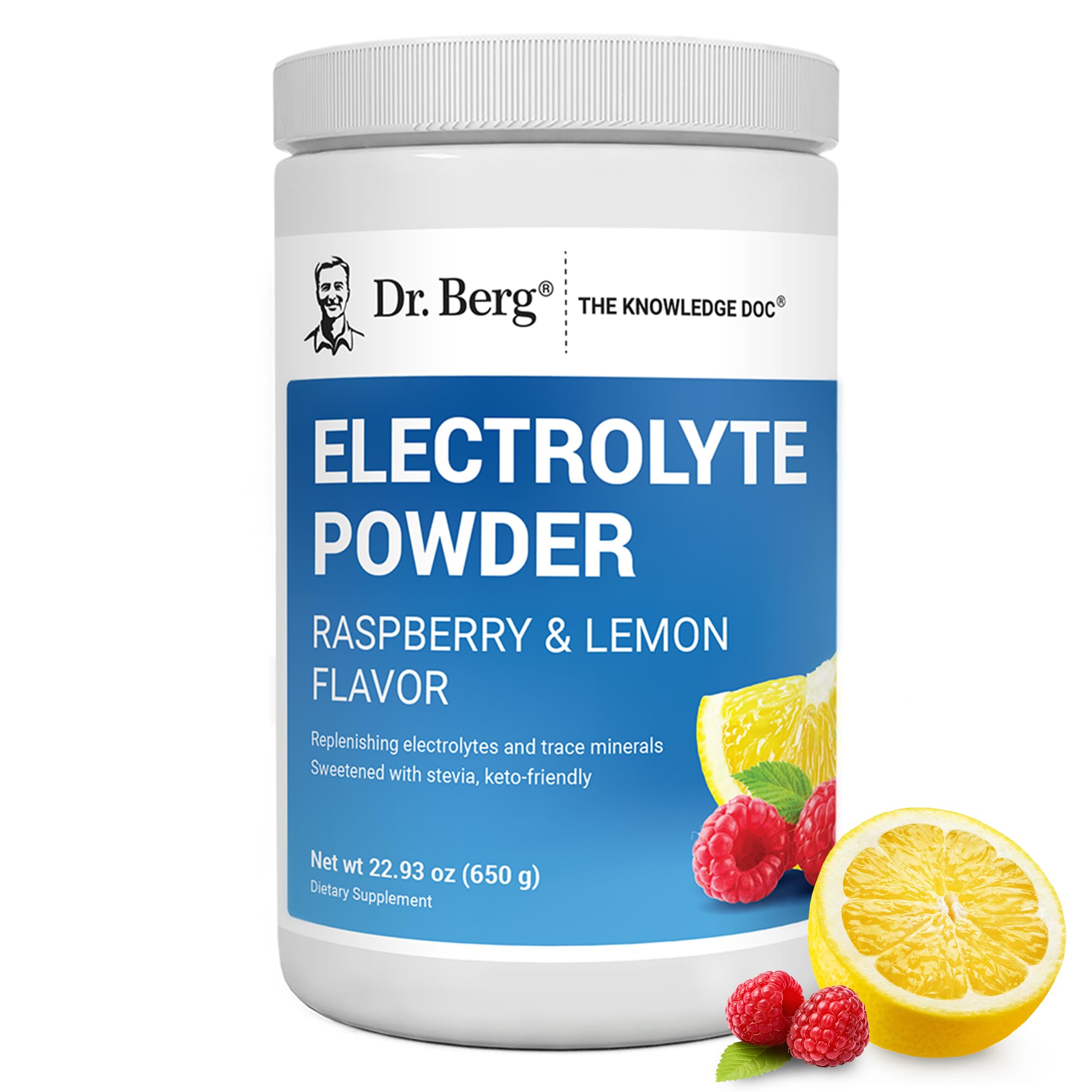 Buy now Dr. Berg Zero Sugar Hydration Keto Electrolyte Powder - Enhanced w/ 1000 mg of Potassium & Real Pink Himalayan Salt (NOT Table Salt) - Raspberry & Lemon Flavor Hydration Drink Supplement - 50 Servings Raspberry & Lemon - 100 Servings at indiglob india