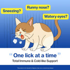 Doctor By FELYSIN L-Lysine for Cats Lickable Immune Support Supplement Allergy Relief, Sneezing, Runny Nose, Cold, Watery Eyes Respiratory Health with Beta-Glucan & Taurine – 30 Individually Packaged