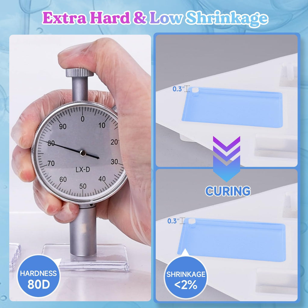 LET'S RESIN UV Resin, 200g High Viscosity Resin for Crafts, Doming, Coating