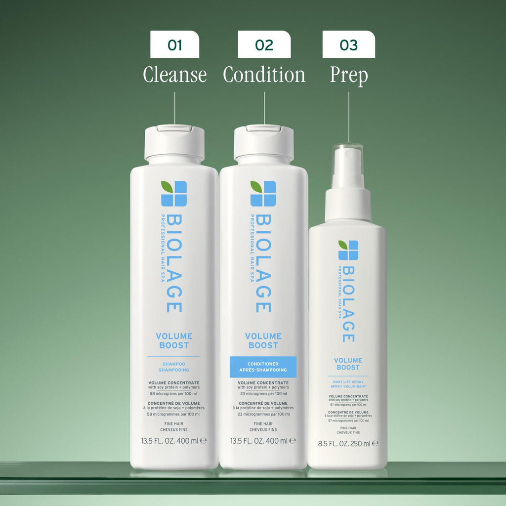 Biolage Volume Boost Conditioner – For Fine Hair | Weightless Moisture, Shine & Volume, Detangles Fine Hair, Soy Protein & Polymers, Vegan & Paraben-Free