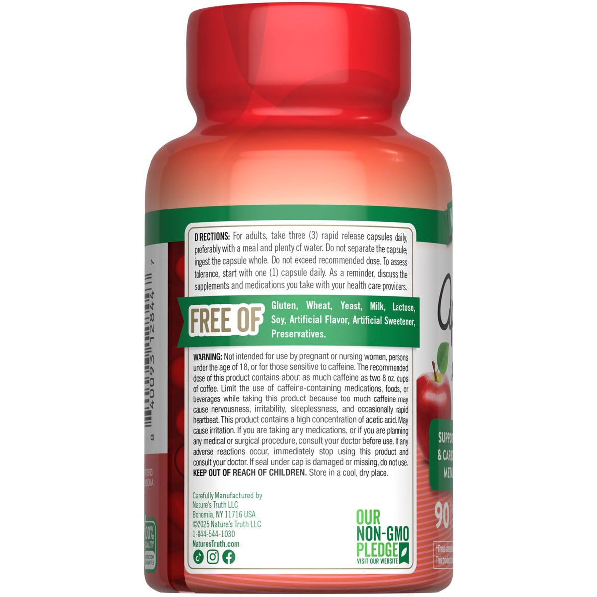 Nature's Truth Apple Cider Vinegar Pills | 90 Capsules