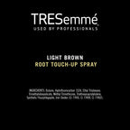 TRESemmé Root Touch-Up, Light Brown Hair Temporary Hair Color, Ammonia-free, Peroxide-free Root Cover Up Spray 2.5 oz | Light Brown Hair Ammonia-free, Peroxide-free Root Cover Up Spray
