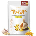 Odorless Aged Garlic Extract - 2-Year Aged Garlic Supplement for Heart Health & Immune Support - Natural Antioxidant Formula, Non-GMO, Gluten-Free - 300 Softgels (150-Day Supply)