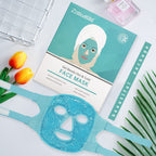Buy now Cold Face Eye Mask Ice Pack Reduce Facial Puff, Dark Circles, Gel Hot Heat Cold Compress Pack, Face SPA Gift for Woman Sleeping, Pressure, Headaches, Skin Care, Post Laser Cosmetic Care[Blue] at indiglob india