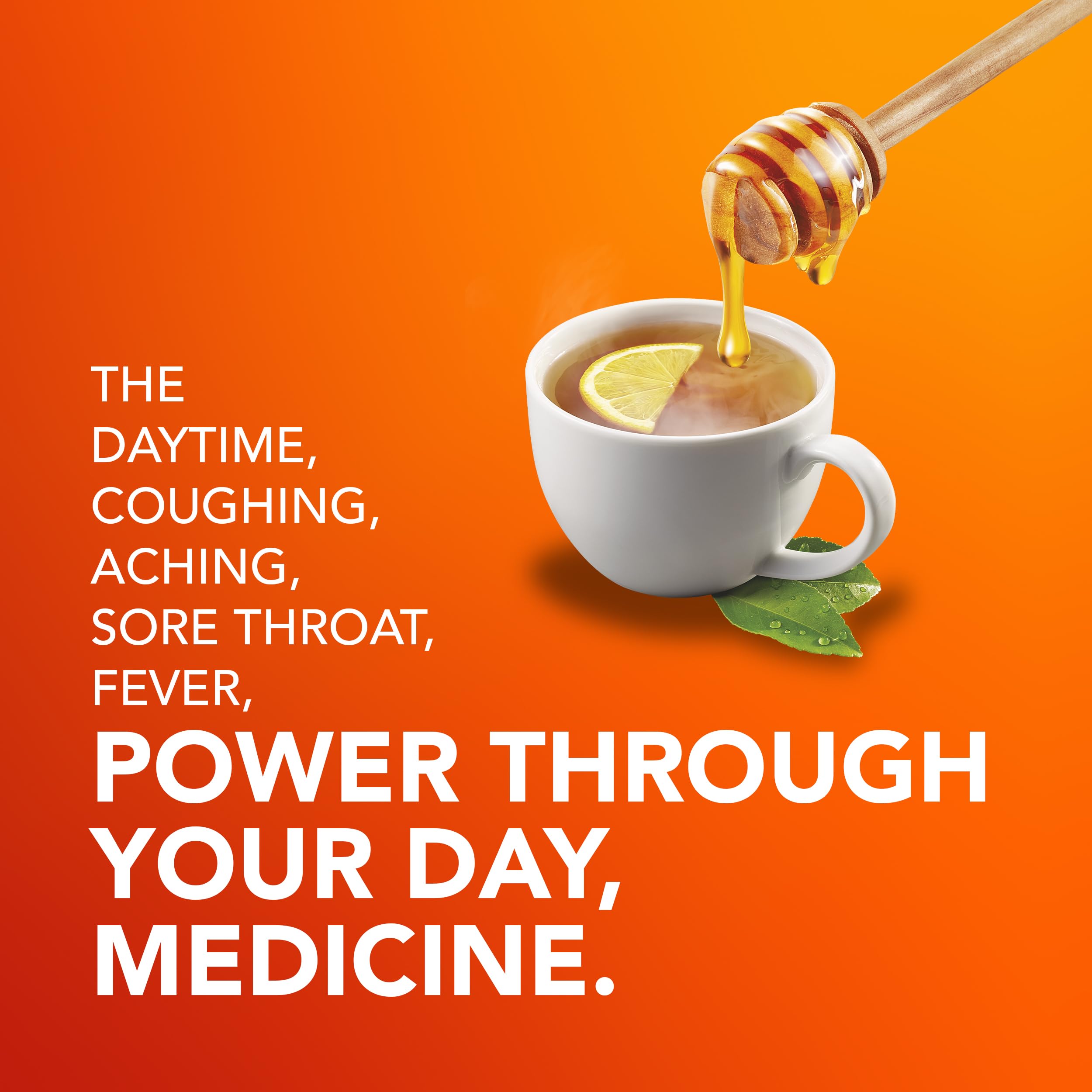 Buy now Vicks DayQuil & NyQuil Hot Remedy Cold & Flu Powder Mix, Over-The-Counter Medicine, Value Pack, Fast Relief for Headache, Fever, Sore Throat, Minor Aches and Pains, and Cough, 16 Packets at indiglob india