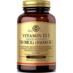 Solgar Vitamin D3 (Cholecalciferol) 250 MCG (10,000 IU), 120 Softgels - Helps Maintain Healthy Bones & Teeth - Immune System Support - Non GMO, Gluten/ Dairy Free - 120 Servings