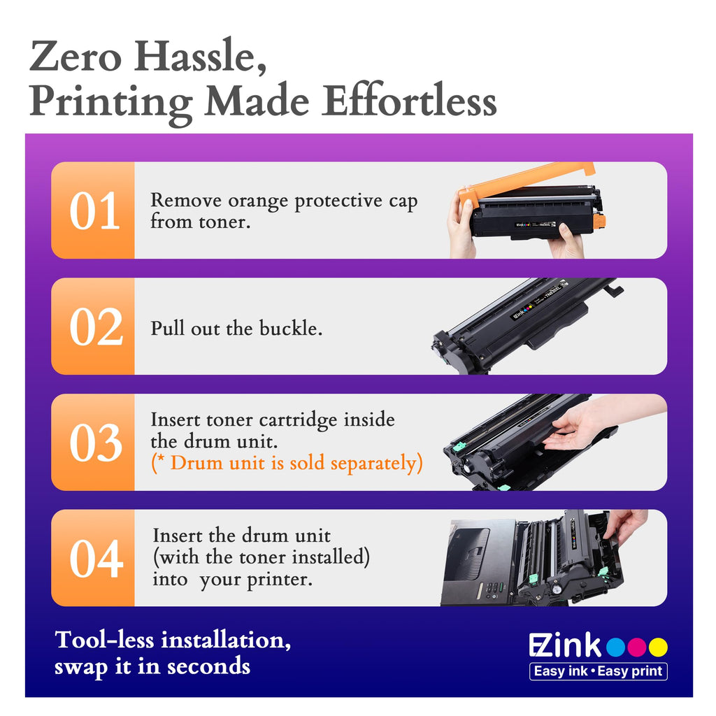 TN830XL Toner for Brother Printer DCP-L2640DW HL-L2460DW 830XL TN830 Toner