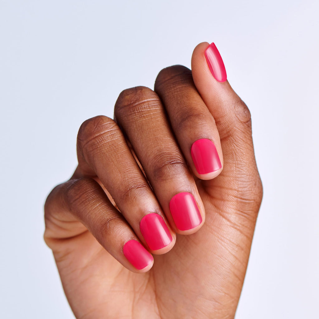 Kiss Impress No Glue Mani Press On Nails, Color, 'Melting', Pink, Short Size, Squoval Shape, Includes 30 Nails, Prep Pad, 1 Manicure Stick, 1 Mini File