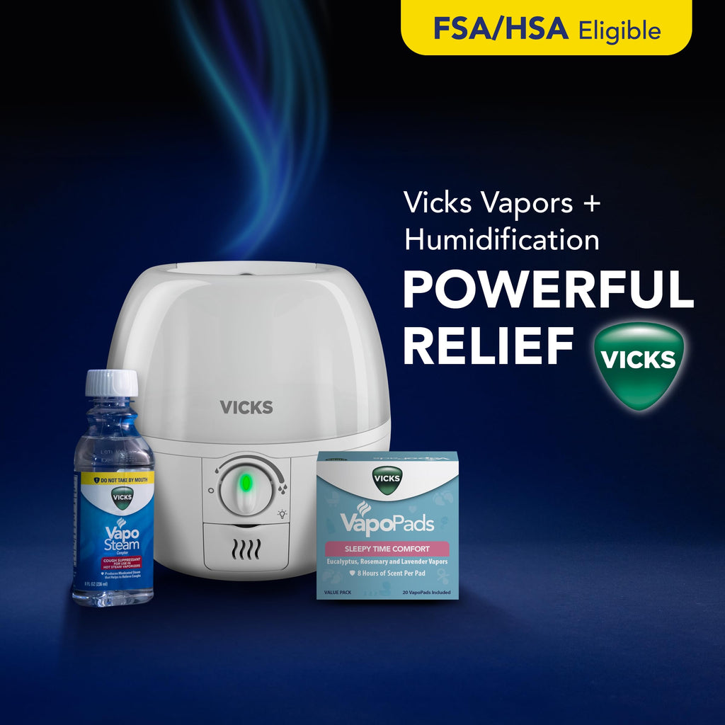 Buy now Vicks VapoPads Sleepy Time Comfort - Vapor Pads Refill for Vicks Humidifiers and Steam Inhalers - Rosemary, Lavender, and Eucalyptus, 20-Pack, Box Color May Vary at indiglob india
