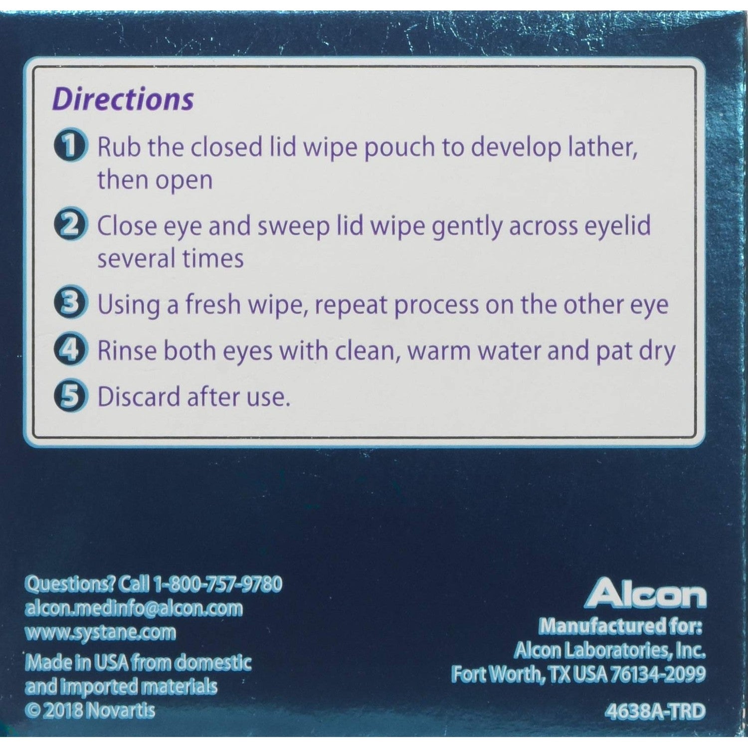 Buy now Systane Lid Wipes Eyelid Cleansing Wipes, 30 Count (Pack of 3) at indiglob india