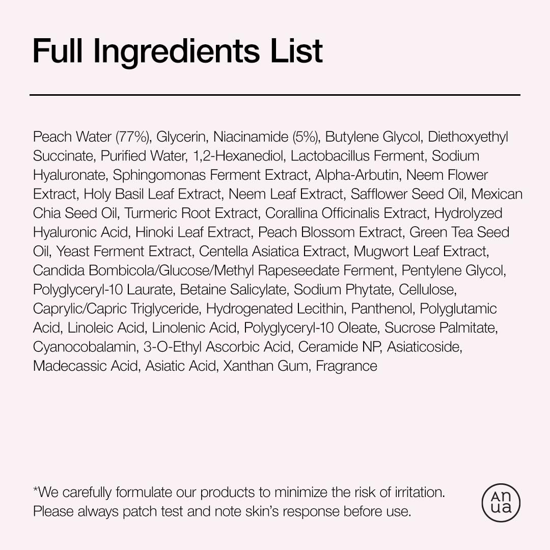 Buy now Anua Peach 70 Niacinamide Serum 30ml / brightening hydrating face serum/daily clean beauty (1.01 fl. oz.) at indiglob india