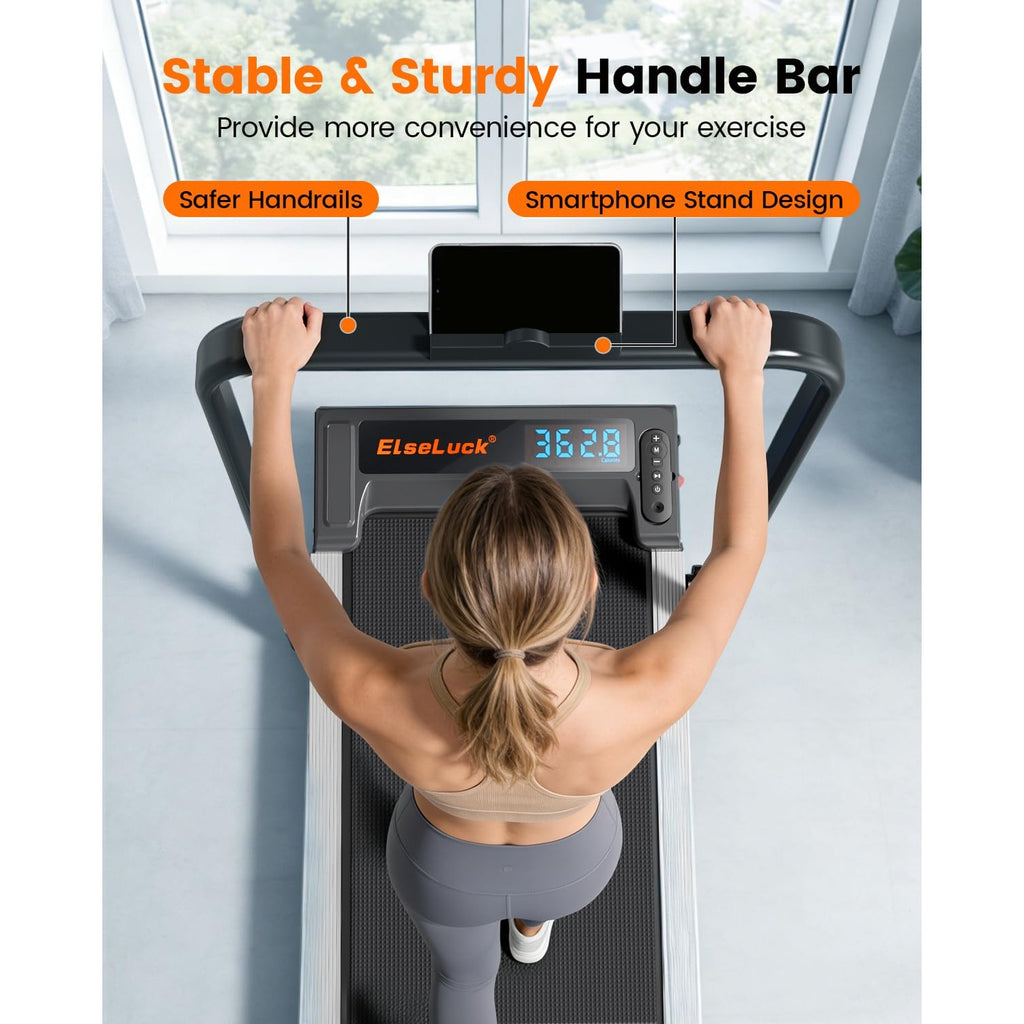 Walking Pad Treadmill for Home, Walking Pad with Incline and Handle Bar
