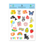 CENTRAL 23 Boyfriend Birthday Card - Girlfriend Anniversary Card - Ducks In Love - Wedding Anniversary Card For Husband Wife - I Miss You Card - Comes With Fun Stickers