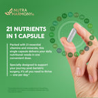 Bariatric Multivitamin with Iron 45mg - 21in1 Bariatric Complex - 90 Caps | Bariatric Vitamins for Women & Men - Lab Tested - Gastric Sleeve Support - Free of Sugar, Gluten & Soy - 1/Day