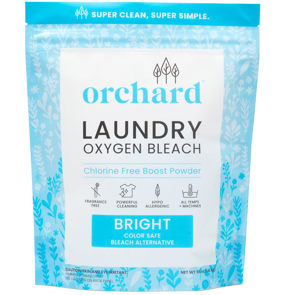 Orchard Unscented Oxygen Bleach Powder - Laundry Booster, 90 Loads