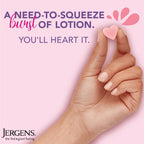 Jergens Cherry Almond Body Lotion Bursts, Squishy Moisturizer, 38 ct | Squishy Heart-Shaped Bursts, Cherry Almond Scent, Moisturizing Lotion, Teen Gift, Birthday Idea