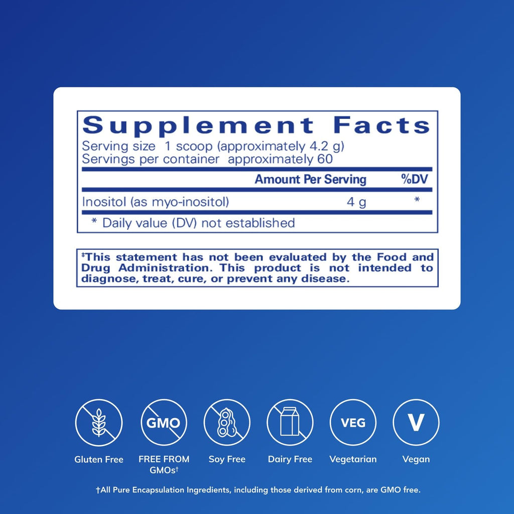 Pure Encapsulations Inositol (Powder), 8.8 Ounces