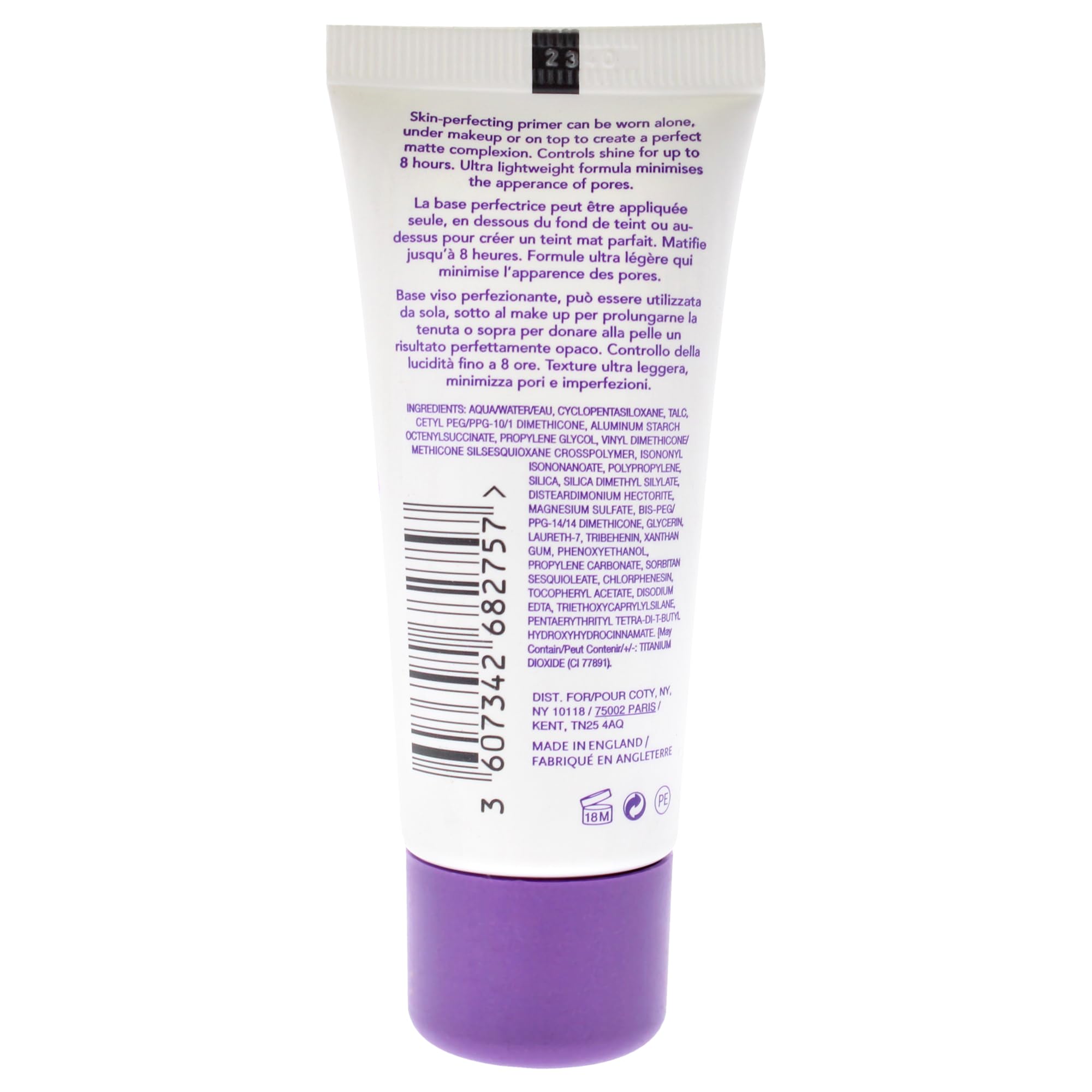 Rimmel London Stay Matte - 003 - Primer, Ultra-Lightweight, Controls Shine, Doesn’t Feel Greasy, 1oz
