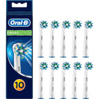 Buy now Oral-B Pro Cross Action Toothbrush Heads for Electric Toothbrush, Pack of 10, Suitable for a Post Box at indiglob india
