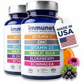Immuneti Advanced Immune Support – Doctor Formulated 6-in-1 Daily Immunity Supplement – Made in USA – With Vitamin C, D3, Zinc, Elderberry, Garlic & Echinacea - Vital Nutrients & Antioxidants (2)