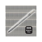 BIC Round Stic Xtra Life Black Ballpoint Pens, Medium Point (1.0mm), 500-Count Pack of Bulk Pens, Flexible Round Barrel for Comfortable Writing, No. 1 Selling Ballpoint Pens