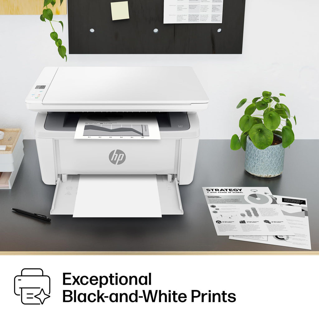 HP Laserjet MFP M140w Wireless Black & White Printer, Print, scan, Copy, Fast speeds, Easy Setup, Mobile Printing, Best-for-Small Teams