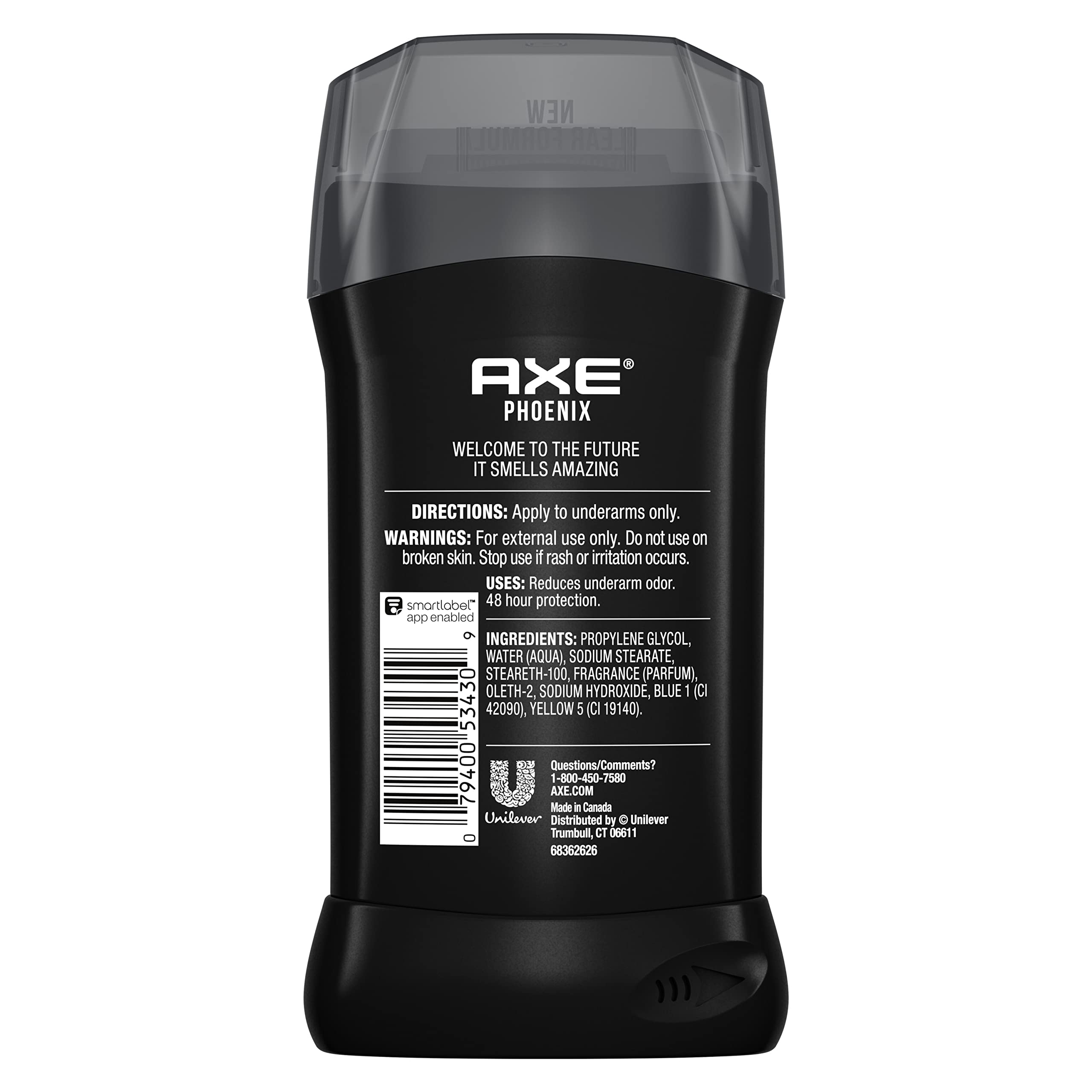 AXE Deodorant Stick for Men Phoenix 3 oz Twin Pack | For Long Lasting Odor Protection. Crushed Mint & Rosemary, Aluminum Free
