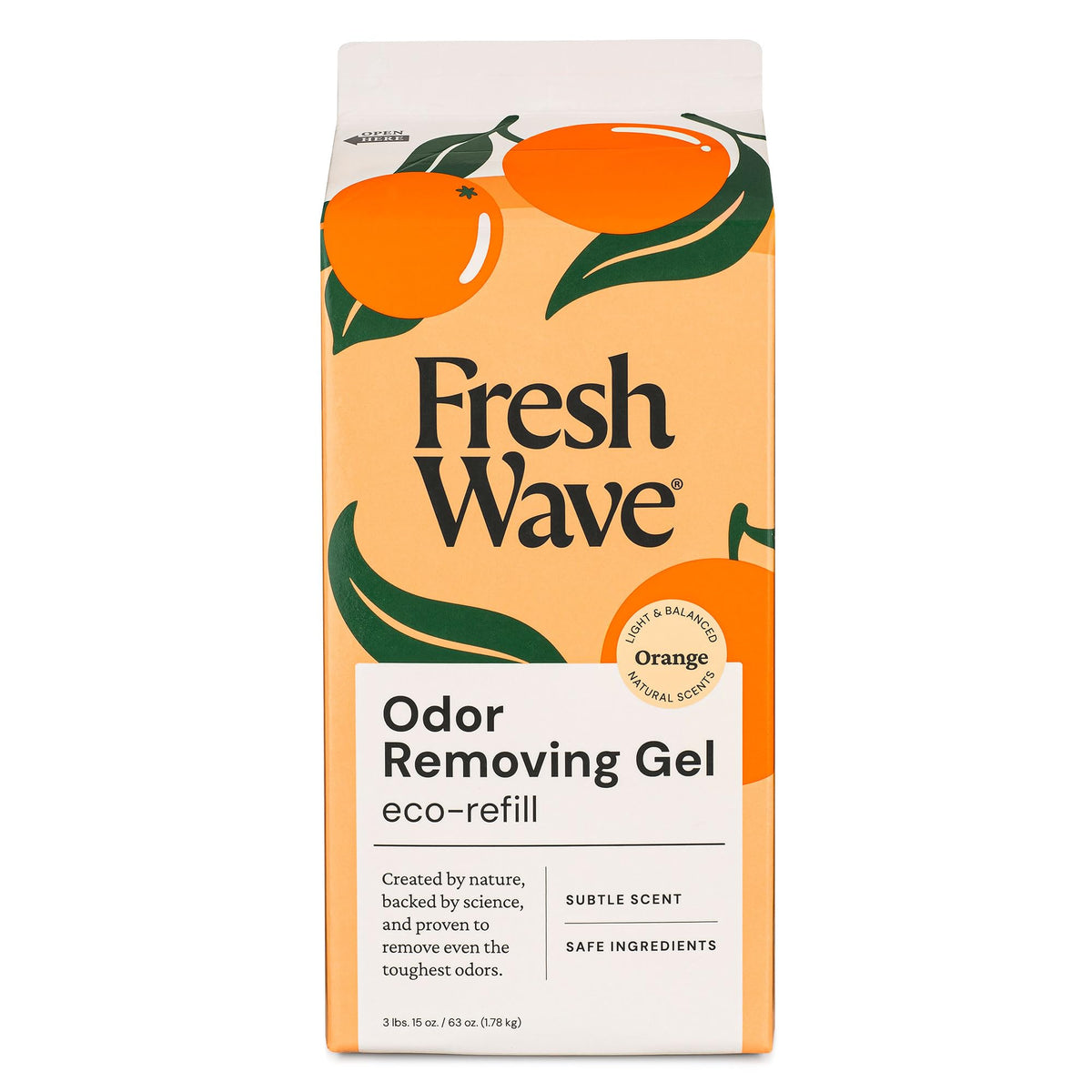 Fresh Wave Odor Eliminator Gel Refill, 63 oz Orange