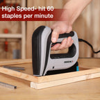 Arrow Electric Staple Gun Kit with 3750 Pieces T50 Staples, T50ACD