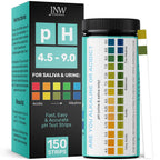 Buy now pH Test Strips for Urine and Saliva - 150 Litmus Paper pH Test Strips with Ebook, Quick & Easy pH Level Testing from 4.5-9.0, Ultimate Acidity Test Kit from JNW Direct 4.5-9 pH Test Strips at indiglob india
