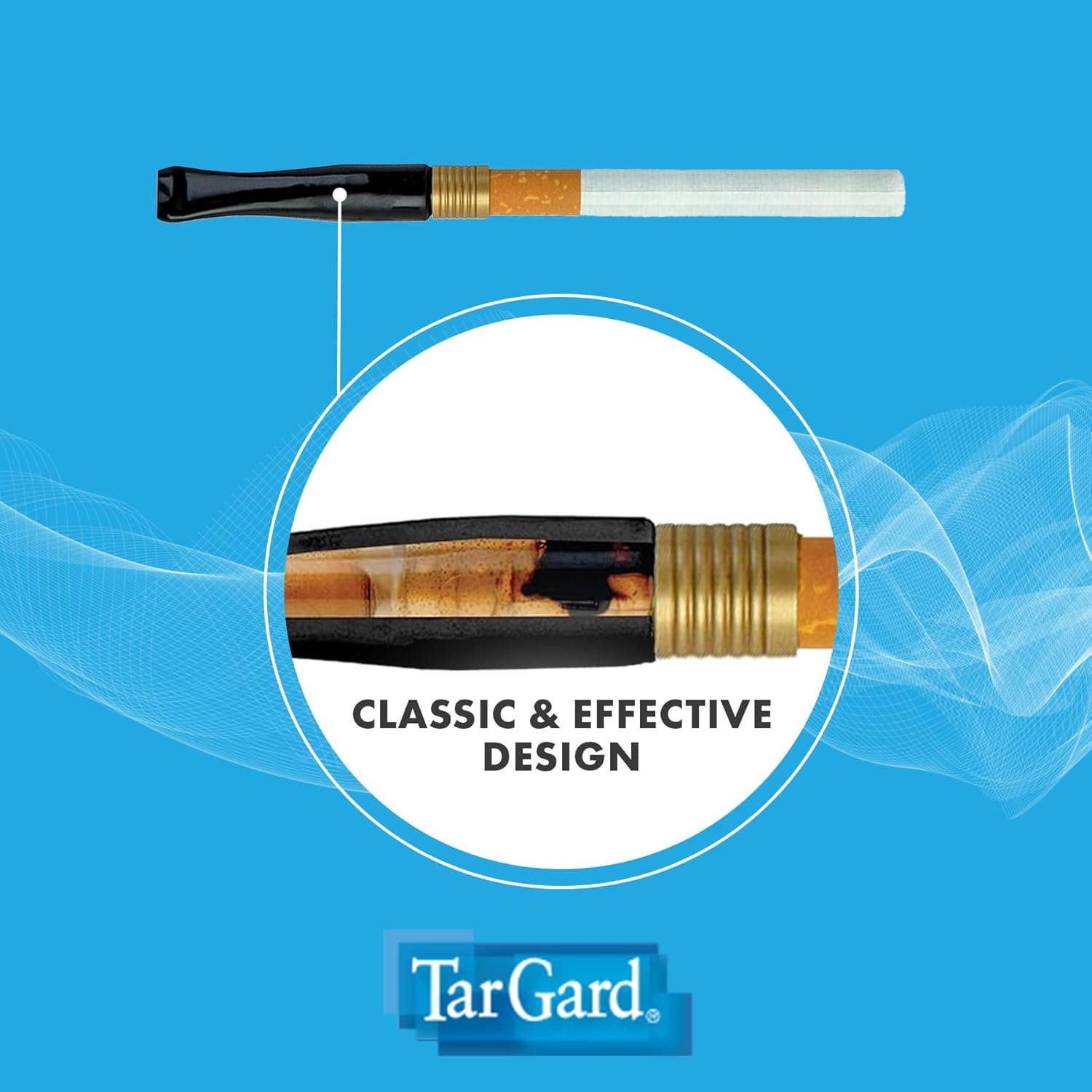 Buy now TarGard Reusable Cigarette Filter Holder, Portable Filter System, Easy to Clean, Trusted Over 50 Years (1 Black Mouthpiece, 1 Clear Mouthpiece, Metal Filter) at indiglob india